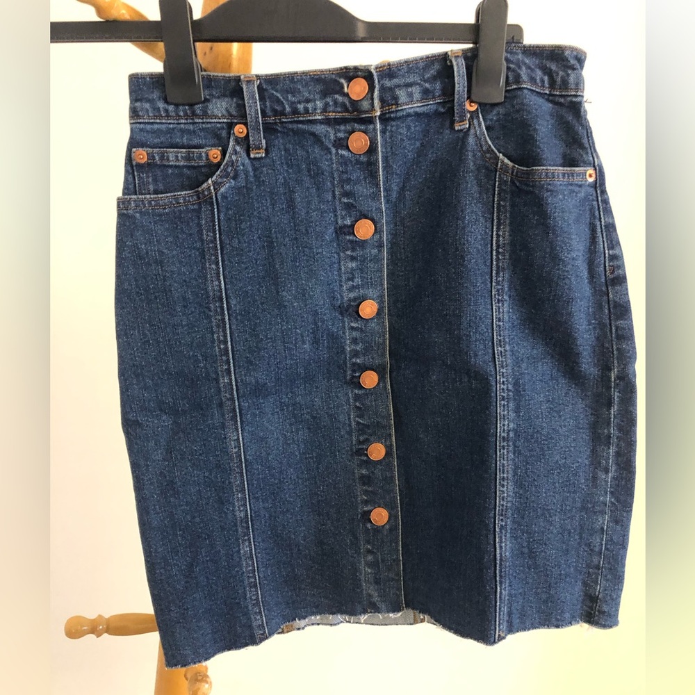 GAP Blue Knee-Length Pencil Skirt for Work